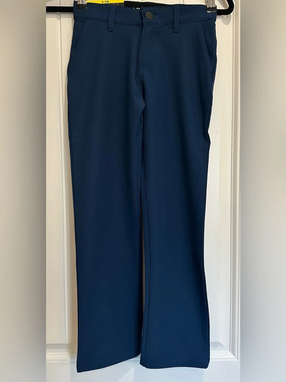 NWT Hurley Youth Performance Chino Pants Size S 7/8 Navy Boys Stretch Dress Pant